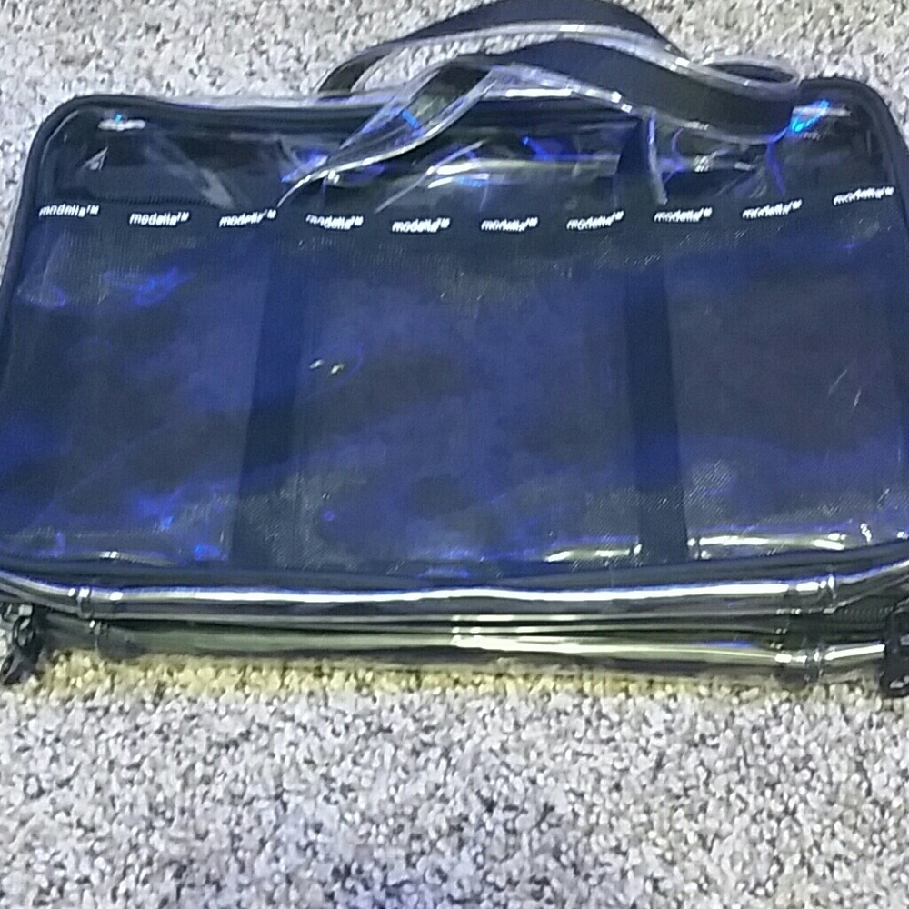 Clear toiletries bag
